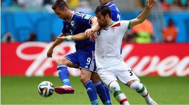 Bosnia-Herzergovina derrota 3-1 a Irán