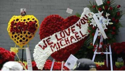 Tributos de los fans a Michael Jackson