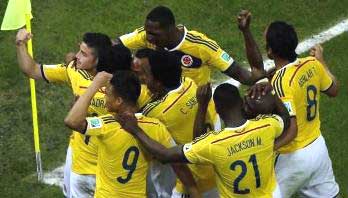 Colombia está en cuartos, vence a Uruguay