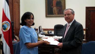 Falleció Embajadora de Cuba en Costa Rica