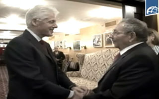 Raúl se reúne con Bill Clinton y el Alcalde de Nueva York