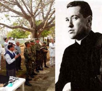 Exhuman posibles restos del padre Camilo Torres