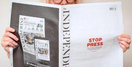 The Independent publica su última edición en papel