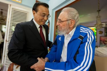 Fraternal encuentro de Fidel con Li Keqiang